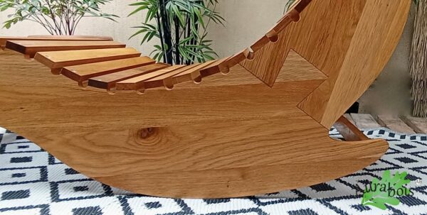Chaise longue Otarie chêne – Image 3