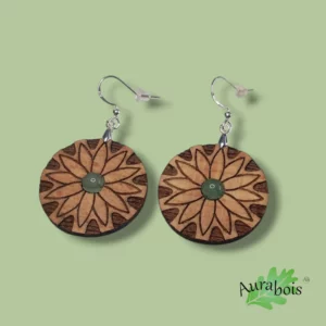 Boucles d’oreilles Pâquerette Aventurine