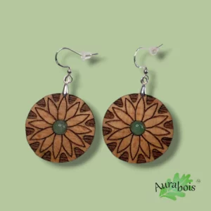 Boucles d’oreilles Pâquerette Aventurine