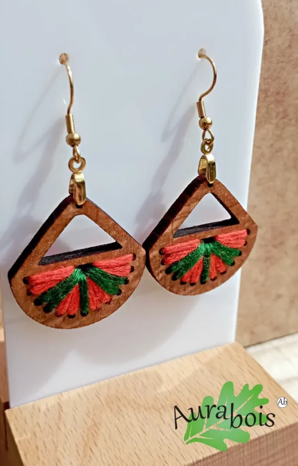 Boucles d'oreilles Colors Coton RV – Image 3
