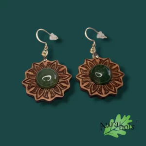 Boucles d’oreilles Flora Agates Inde