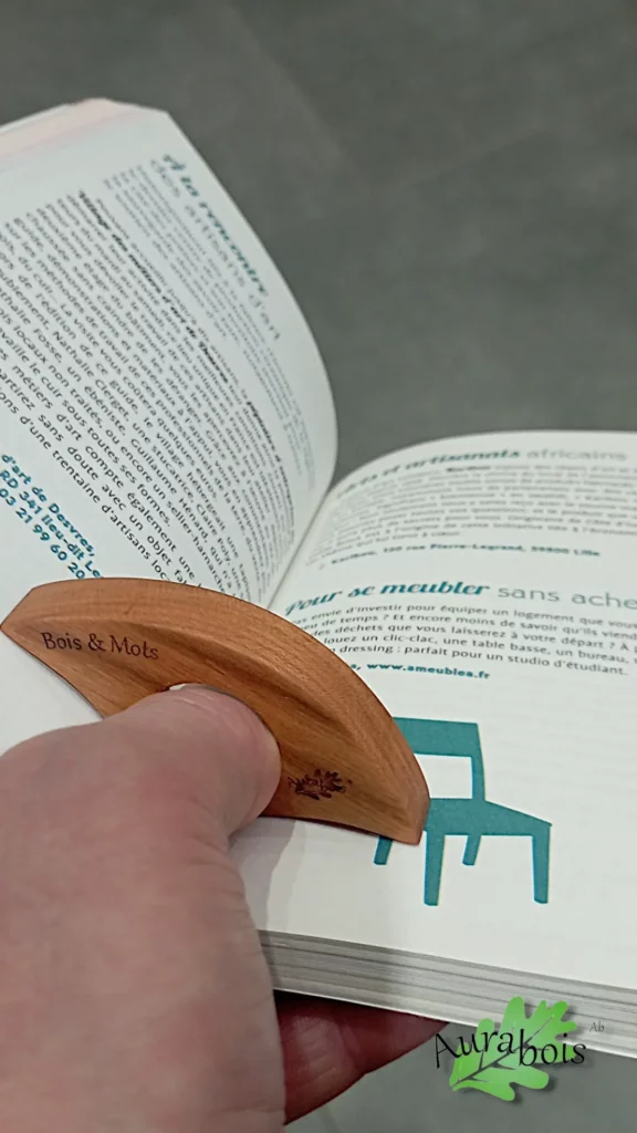 Bague de lecture pour le confort en une seule main.