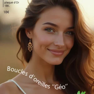 Boucles d’oreilles Area hêtre