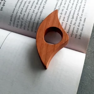 Bague de lecture en bois de merisier D20mm