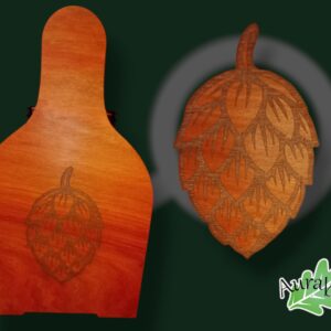 Caisse à bière artisanal – 6 bouteilles – Bois massif & contreplaqué 15 mm – Personnalisable