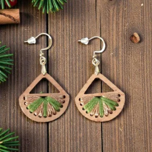 Boucles d’oreilles Colors Coton Noël OV Taille M